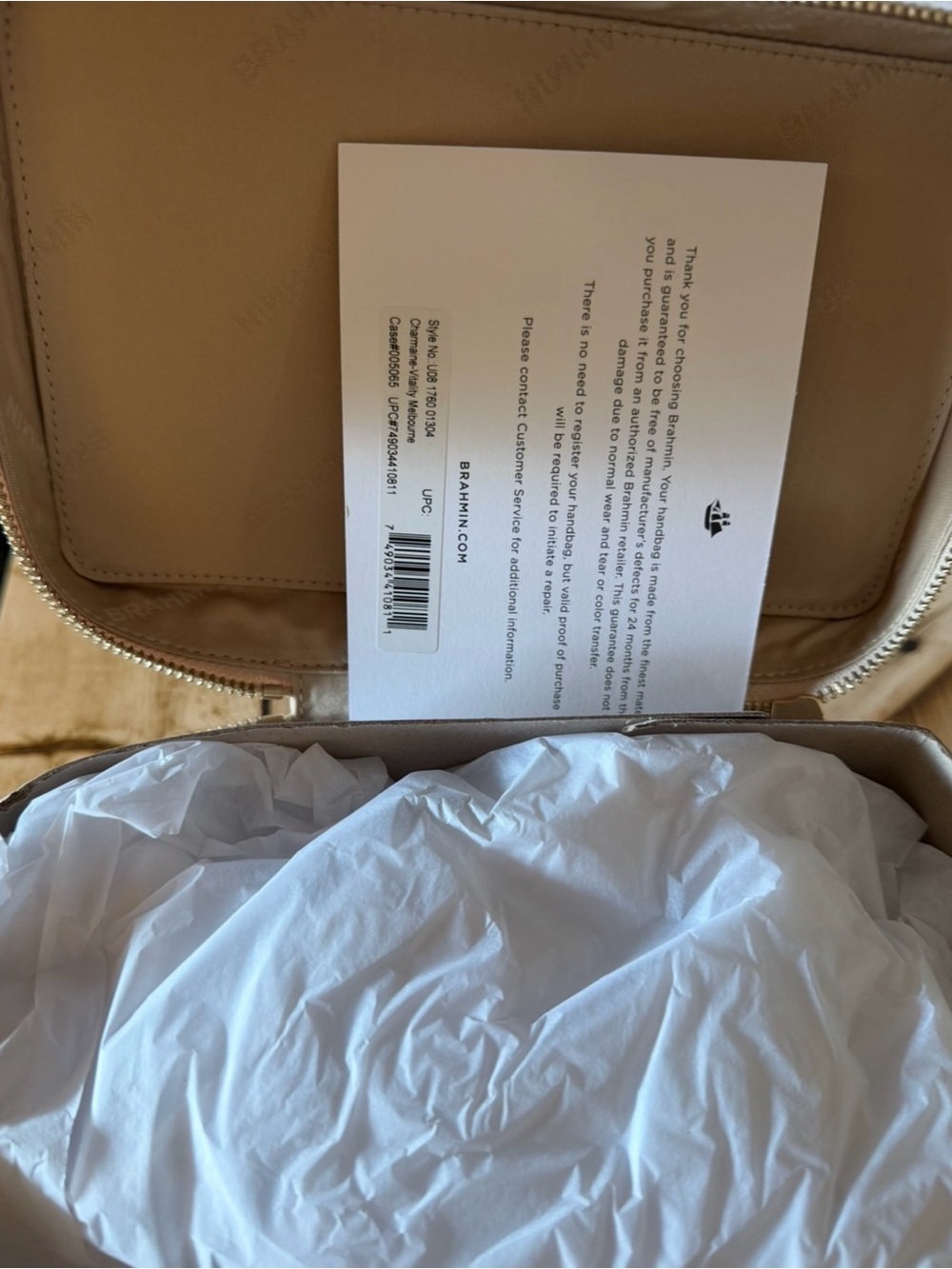 Last 1 NWT Brahmin Vitality MELBOURNE CHARMAINE MAKE UP TOTE firm price - Picture 15 of 16